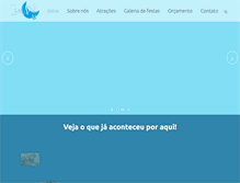 Tablet Screenshot of luaazulfestas.com.br